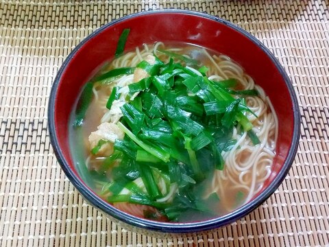 ☆アレンジ☆　おでん残り汁でにゅうめん♪